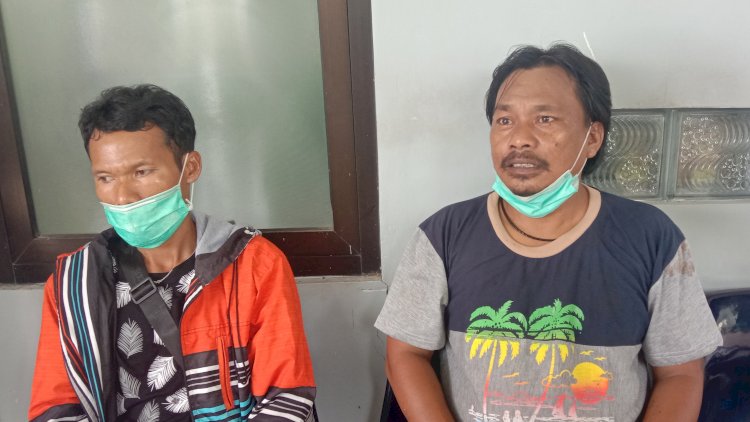 Agus Cik orang tua Rafisa Aqila korban bus Singaraja Putra. 