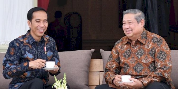  Presiden Joko Widodo dan mantan Presiden Susilo Bambang Yudhoyono/Ist