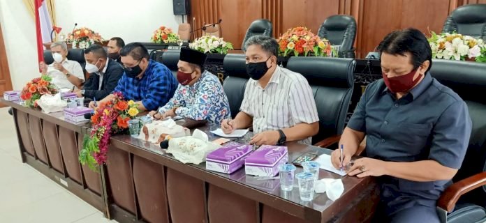  Komisi II DPRD Kota Mojokerto saat menggelar RDP plafon GMSC /RMOLJatim