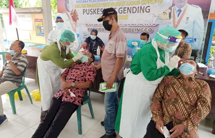 Rapid test antigen bagi guru di Probolinggo