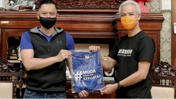 AHY dan Ganjar Pranowo
