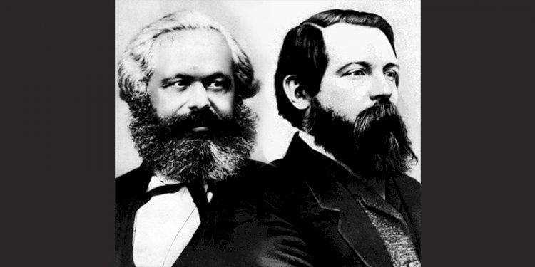 Ilustrasi Karl Marx dan Friedrich Engles/Net