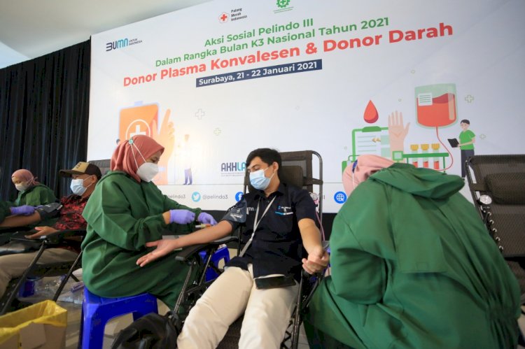  Penyintas Covid-19 melakukan donor plasma konvalesen/Ist