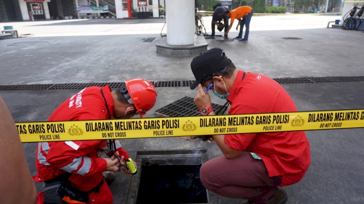 Tim Labfor melakukan Olah TKP/RMOLJatim