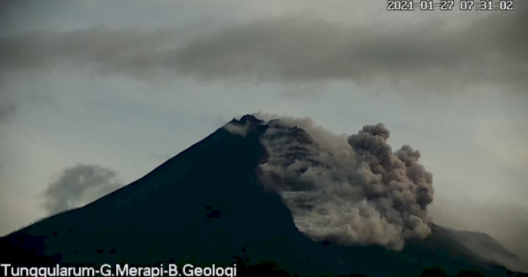 letusan gunung merapi/net