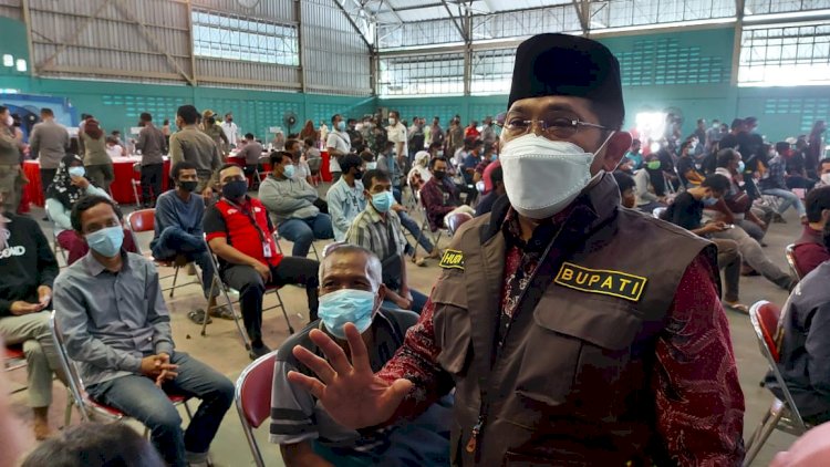 Pj Bupati Sidoarjo meninjau sidang tipiring pelanggaran prokes/RMOLJatim