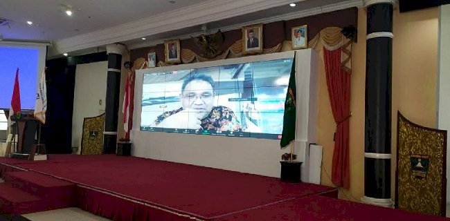  Ketua Umum JMSI Pusat, Teguh Santosa hadir secara virtual dalam acara pelantikan pengurus Jaringan Media Siber Indonesia (JMSI) Sumatera Barat/Repro