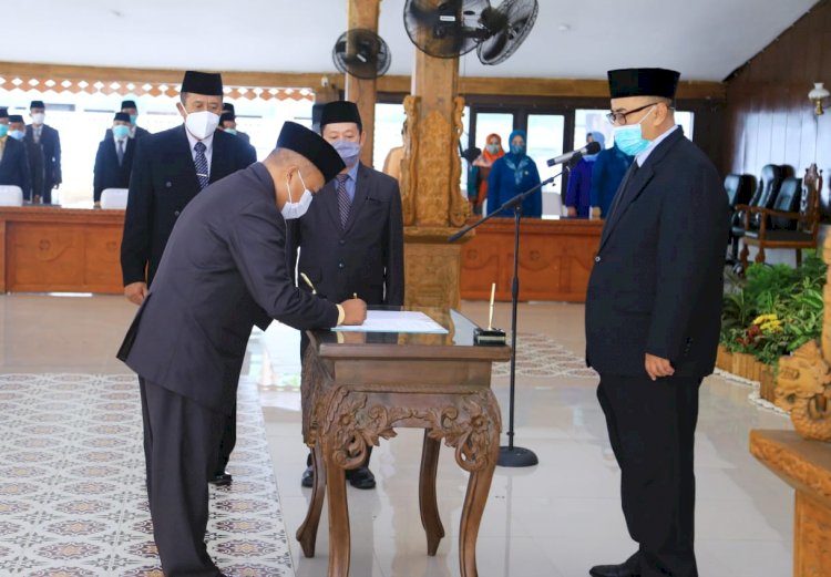 Suasana pelantikan Pemkab Probolinggo di Pendopo/RMOLJatim