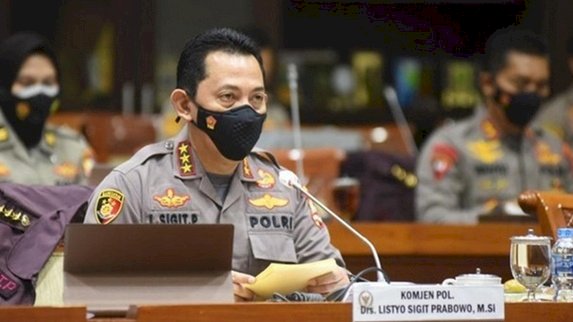 Komjen Listyo Sigit saat fit and proper test di Komisi III DPR RI/Ist
