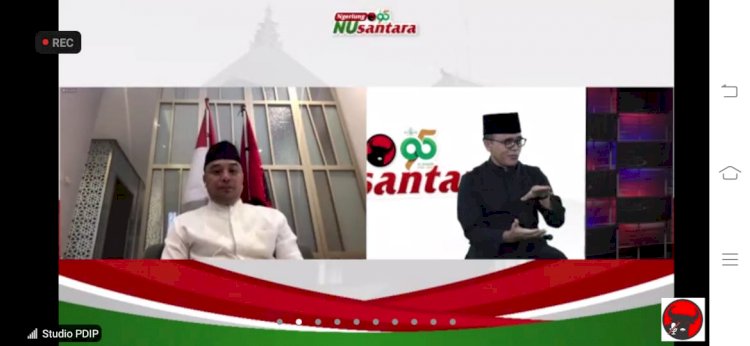 Eri Cahyadi saat webinar yang digelar DPP PDI Perjuangan/ist