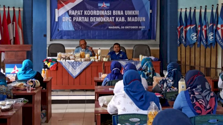 Nama Sekretaris DPC Demokrat kabupaten Madiun Kusnendar, tadi saya ketik Sunendar