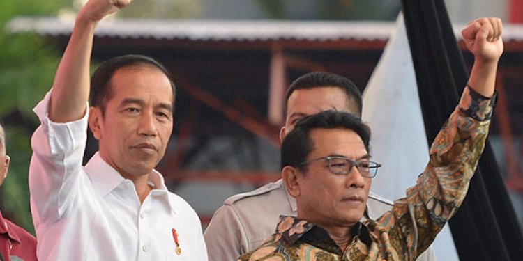 Presiden Joko Widodo dan Kepala KSP Moeldoko/Net