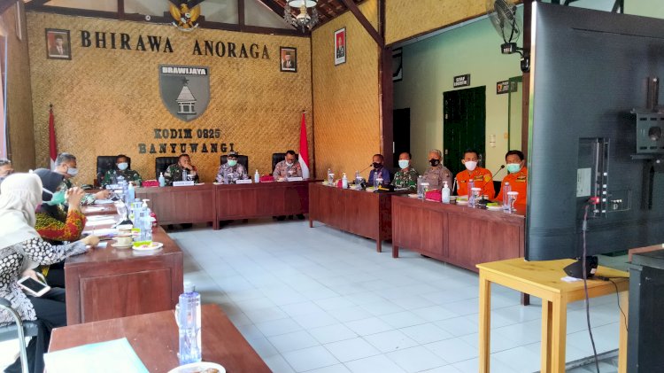 Rapat koordinasi bersama instansi terkait di Makodim 0825 Banyuwangi/RMOLJatim