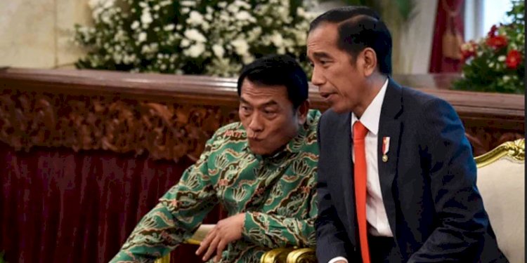 Presiden Joko Widodo dan Kepala KSP Moeldoko/Net