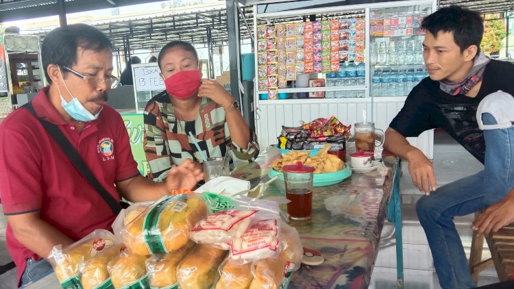 Situasi lapak PKL di NSF Ngawi