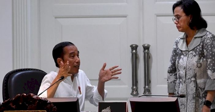 Presiden Joko Widodo dan Menteri Keuangan Sri Mulyani/Net