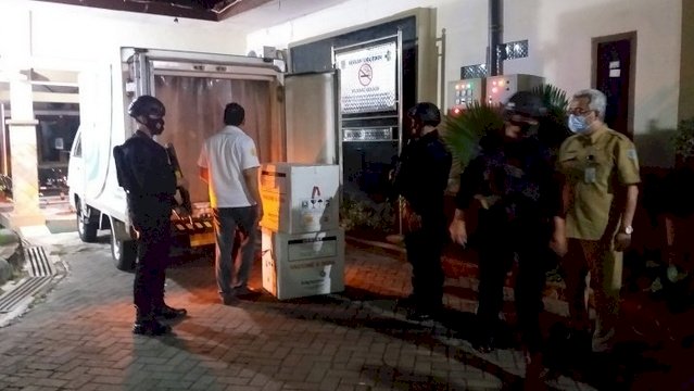 Vaksin saat tiba di Dinkes Jatim / RMOLJatim