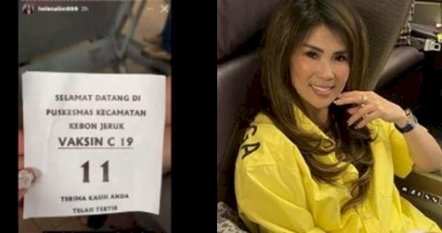 Helena Lim mendapat vaksin Covid-19/Net