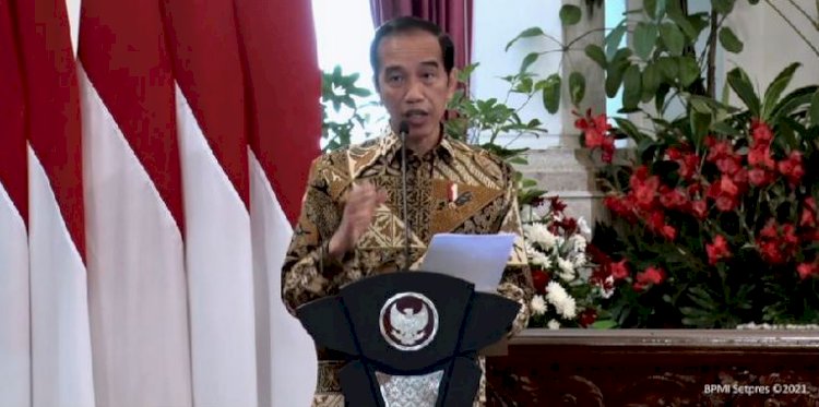   Presiden Joko Widodo dalam acara Pembukaan Munas Iv Asosiasi Pemerintah Kota Seluruh Indonesia (Apeksi)/Repro