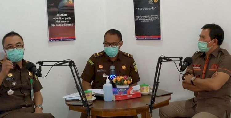 Kasi Intel Kejari Kabupaten Madiun Arief Fatchurrohman saat podcast program Jaksa Masuk Sekolah/RMOLJatim