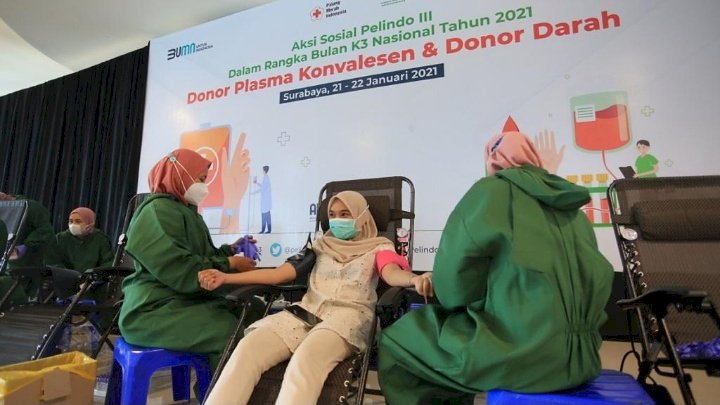 Pemeriksaan kesehatan karyawan Pelindo III/Ist