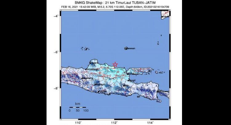 Gempa Tuban/BMKG