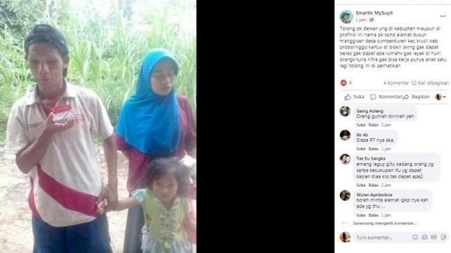 Keluarga Tunanetra yang viral