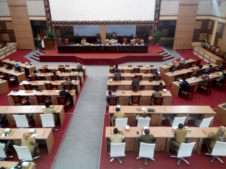 Suasana sidang paripurna DPRD Kabupaten Mojokerto/RMOLJatim