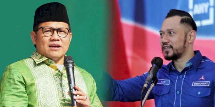 Ketum PKB A. Muhaimin Iskandar dan Ketum Partai Demokrat Agus Harimurti Yudhoyono/Repro