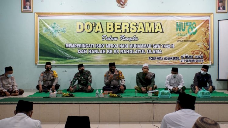 Doa bersama di Mojokerto