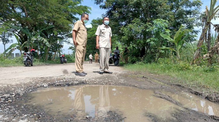 Wabup Ngawi Dwi Rianto Jatmiko lakukan sidak di ruas Budug-Kajang