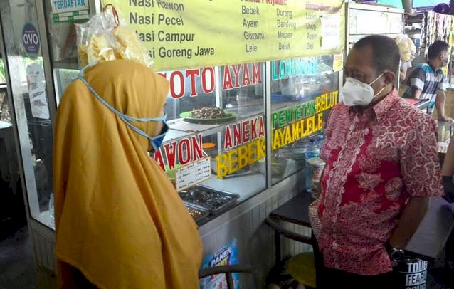 Armudji kunjungi pedagang di SWK RMI/RMOLJatim