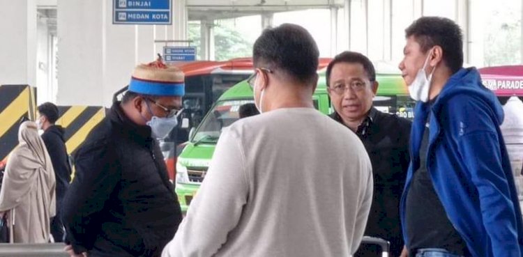 Eks Sekjen Partai Demokrat Marzuki Alie kepergok sedang berada di Bandara Kualanamu, Medan, Sumatera Utara oleh kader Partai Demokrat/Net