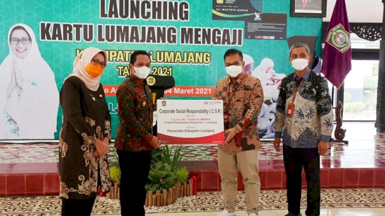 Penyerahan CSR Bank Jatim pda Pemkab Lumajang/Ist
