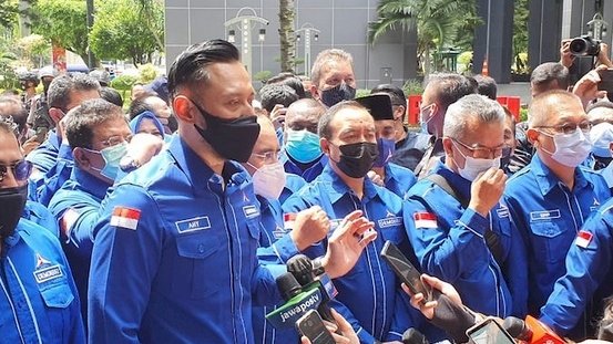 Ketua Umum Partai Demokrat Agus Harimurti Yudhoyono (AHY) didampingi pengurus DPP dan 34 Dewan Pimpinan Daerah (DPD/RMOL