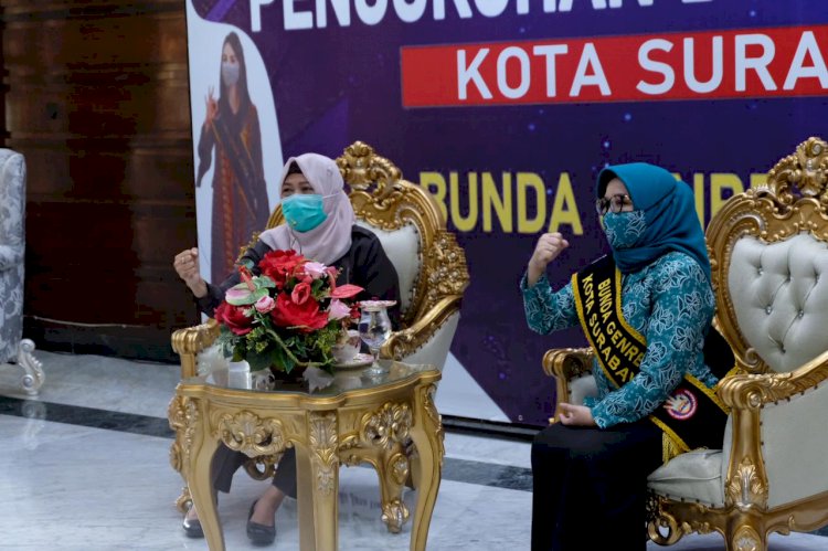 Ketua Tim Penggerak PKK dikukuhkan sebagai Bunda Genre Surabaya/ist