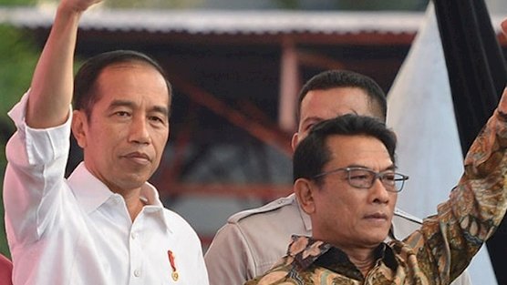 Presiden Joko Widodo dan Kepala Kantor Staf Presiden (KSP) Moeldoko/Net
