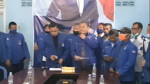 Deklarasi kesetiaan ke AHY oleh pengurus DPC Demokrat Ngawi