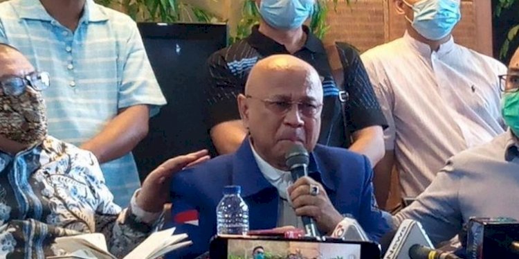 Penggagas acara Kongres Luar Biasa yang digelar sekelompok orang dengan mengatasnamakan Partai Demokrat di Deliserdang, Darmizal/Net