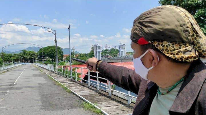 Jembatan lama kota Kediri