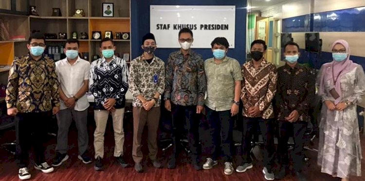 DPP Imakipsi melakukan audiensi bersama staf khusus presiden Aminudin Maruf/Ist