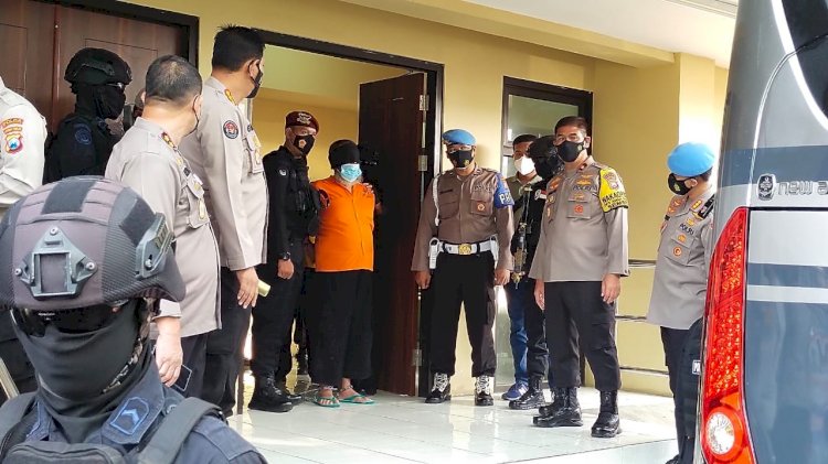 Para tersangkanya yang diamankan