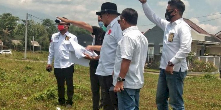 Ketua DPD LaNyalla M. Mattalitti saat tinjau kampus Untirta di Kabupaten Serang, Banten/Ist