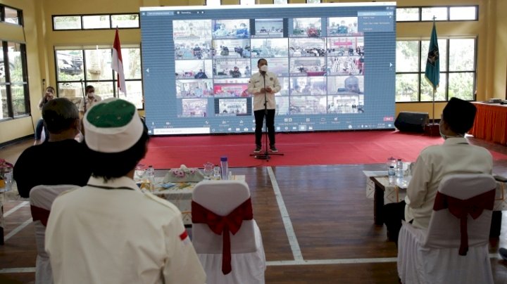 Eri Cahyadi membuka Raker Forkom LPMK 2021/ist