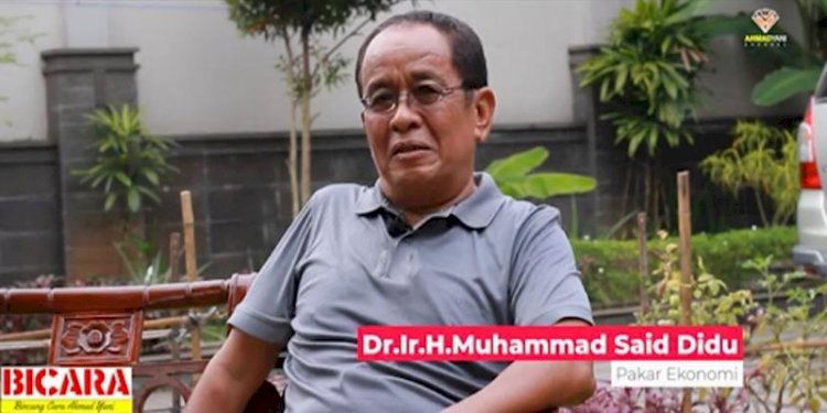 Muhammad Said Didu dalam wawancara bersama Ahmad Yani/Repro