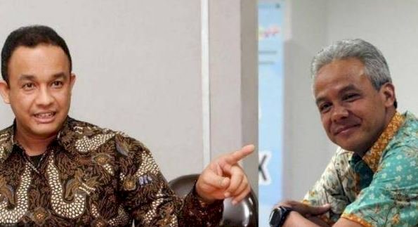 Gubernur DKI Jakarta Anies Baswedan dan Gubernur Jawa Tengah Ganjar Pranowo/Net