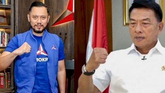 AHY dan Moeldoko / net