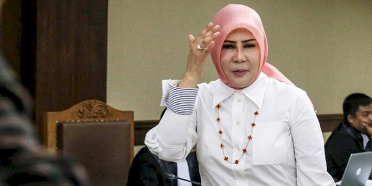 Tin Zuraida yang merupakan istri mantan Sekretaris MA, Nurhadi, kembali diperiksa KPK/Net