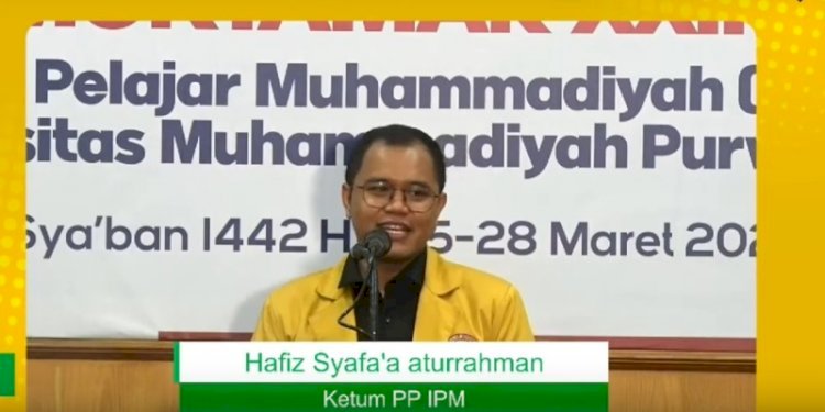embukaan Muktamar daring ke 22 PP IPM/Repro