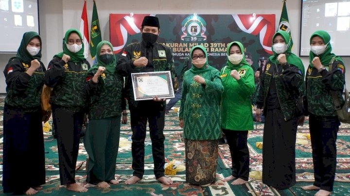 PC GPK Jombang Mendapat Penghargaan dari PP GPK pada Milad ke 39 di Kantoe DPP PPP/Ist